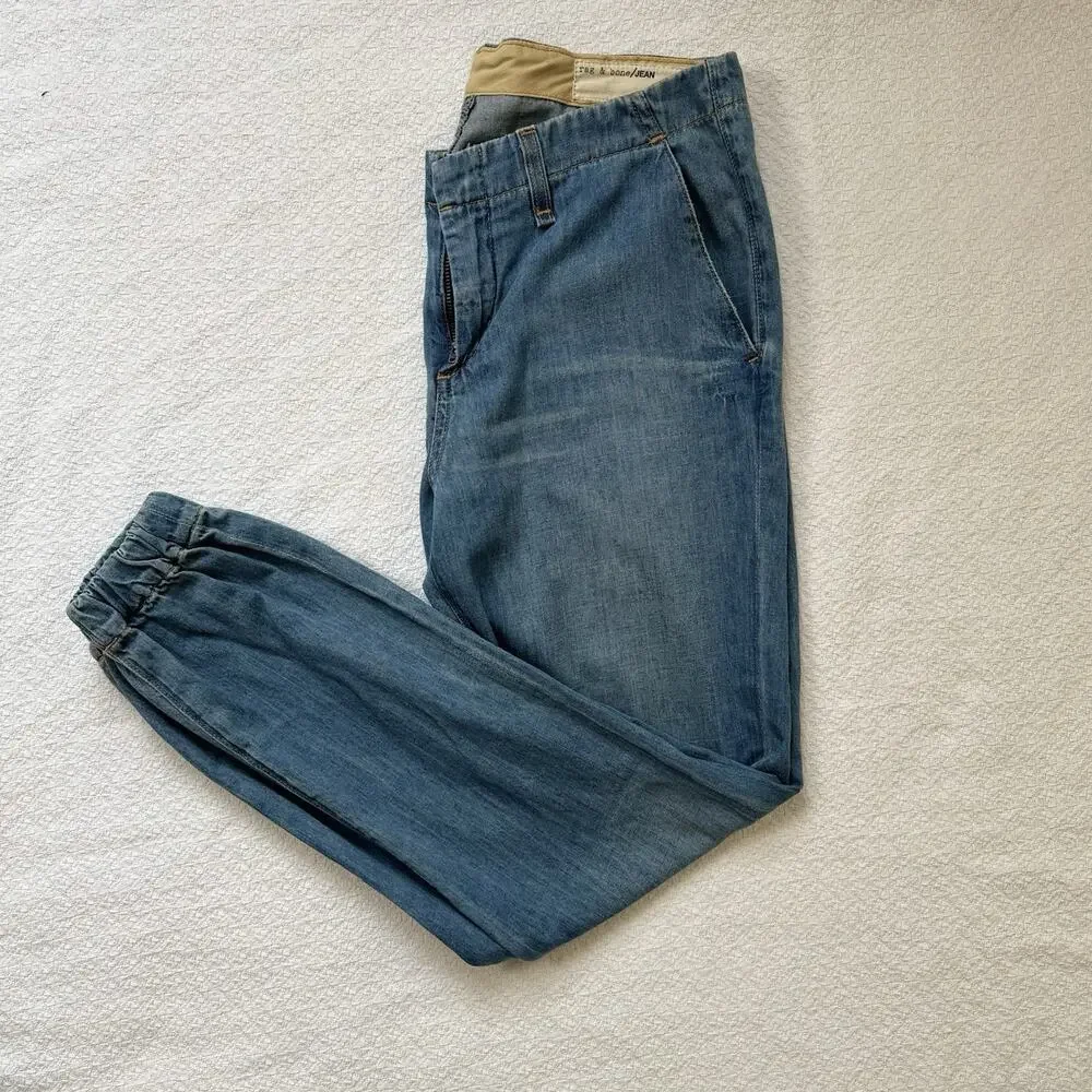 Rag‎ and Bone Jeans Women Size 28 Good Condition Casual Light Skinny